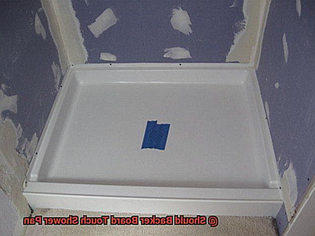 Should Backer Board Touch Shower Pan Scotts Home Improvement